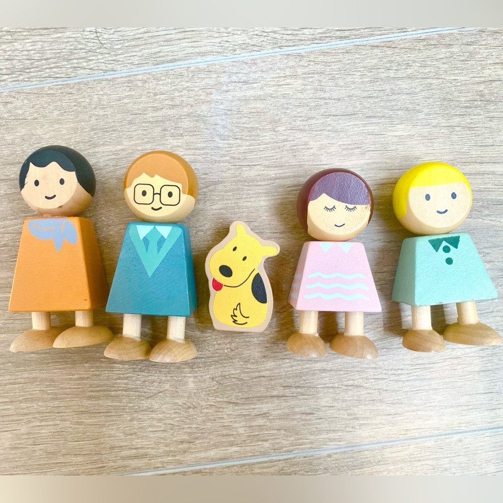 Wooden toy Dolls